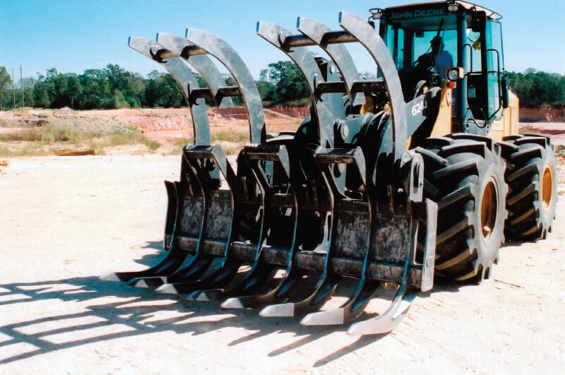 Wheel Loader Grapple Rakes GEM Attachments